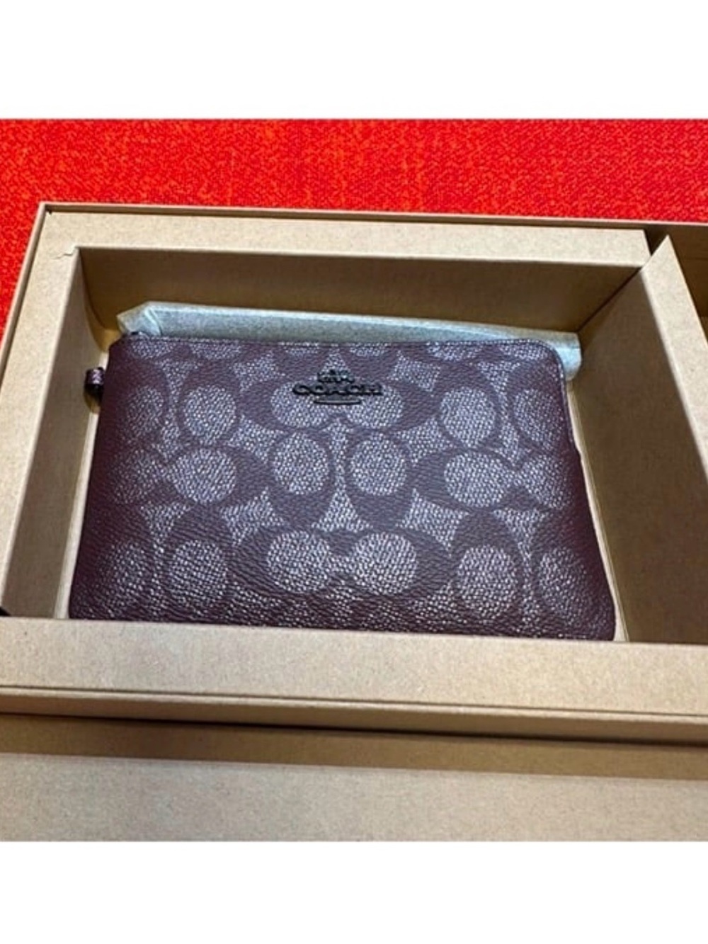 ❤️❤️❤️Coach wristlet ONLY /pearlized signature canvas❤️❤️❤️
